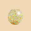 Speckled Glass Round Vase – Contemporary Artistic Décor