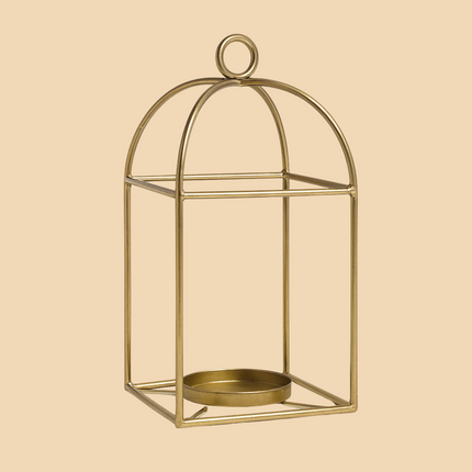 GlowCage Brass Lantern – Warm Ambient Lighting