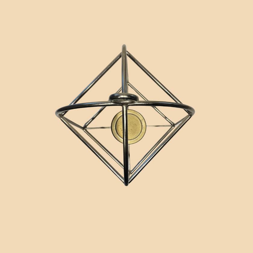 GlowCage Brass Lantern – Warm Ambient Lighting