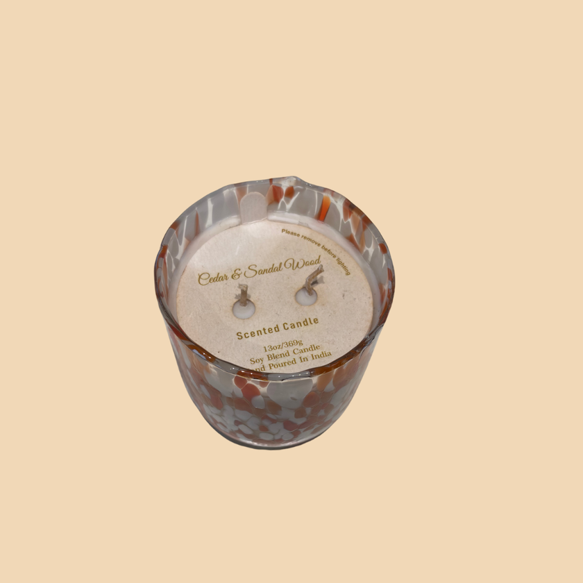 Leopard Luxe Candle – Animal Print Glass Candle for Bold Décor