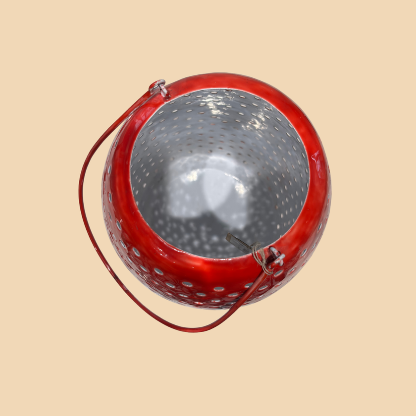 Antique Brass Finish Candle Stand – Vintage Home Accent