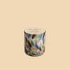 Multicolor Speckled Candle – Artistic Scented Candle with Wooden Lid