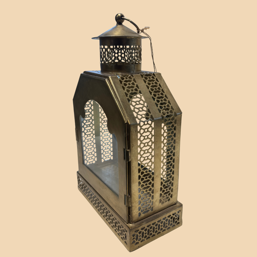 Mughal Arched Metal Lantern | Jalsaghar Art Studio, Delhi NCR
