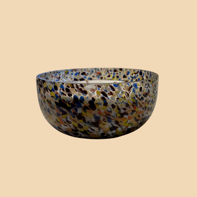 Speckled Serenity Candle – Rustic Speckled Jar Candle for Relaxation