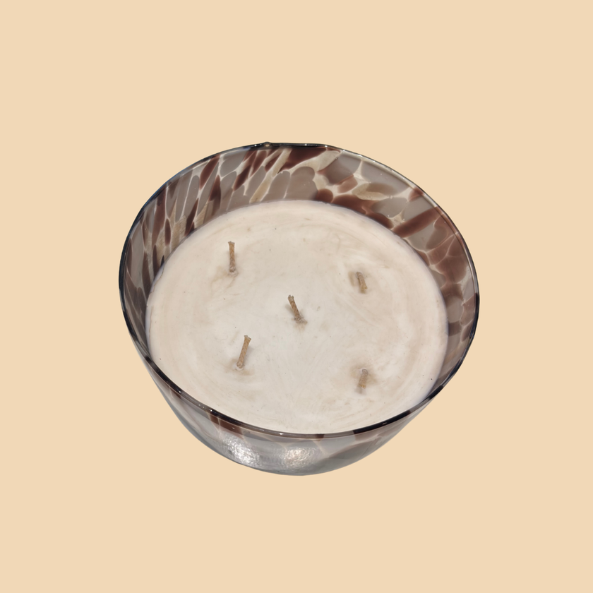 Speckled Serenity Candle – Rustic Speckled Jar Candle for Relaxation
