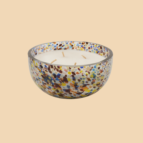 Speckled Serenity Candle – Rustic Speckled Jar Candle for Relaxation
