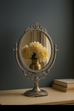 Vintage Baroque Mirror Stand – Jalsaghar Art Studio, Delhi NCR