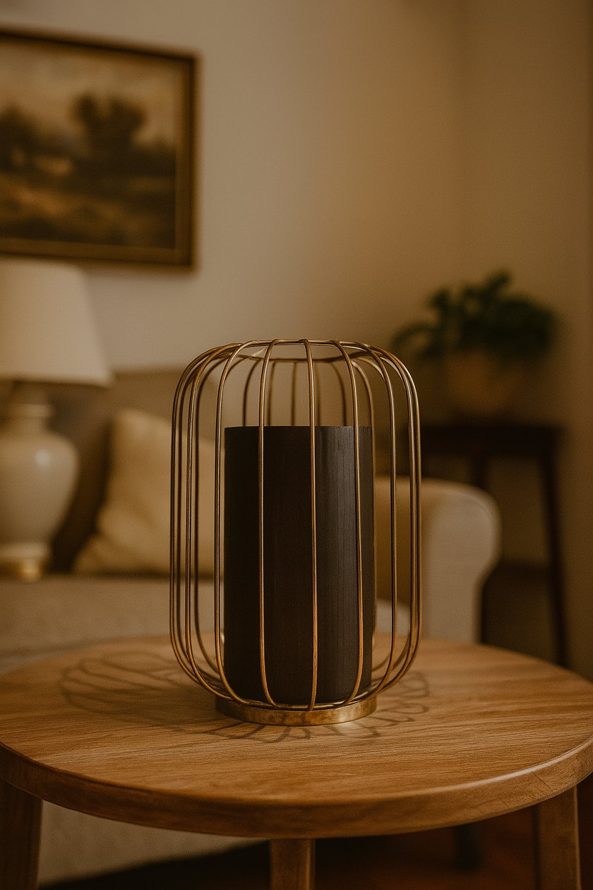 Modern Iron Candle Holder | Jalsaghar Art Studio, Delhi NCR