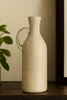Tall Speckled Ceramic Jug Vase – Minimalist Handcrafted Décor