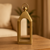 Minimal Gold Candle Stand – Chic Table Accent