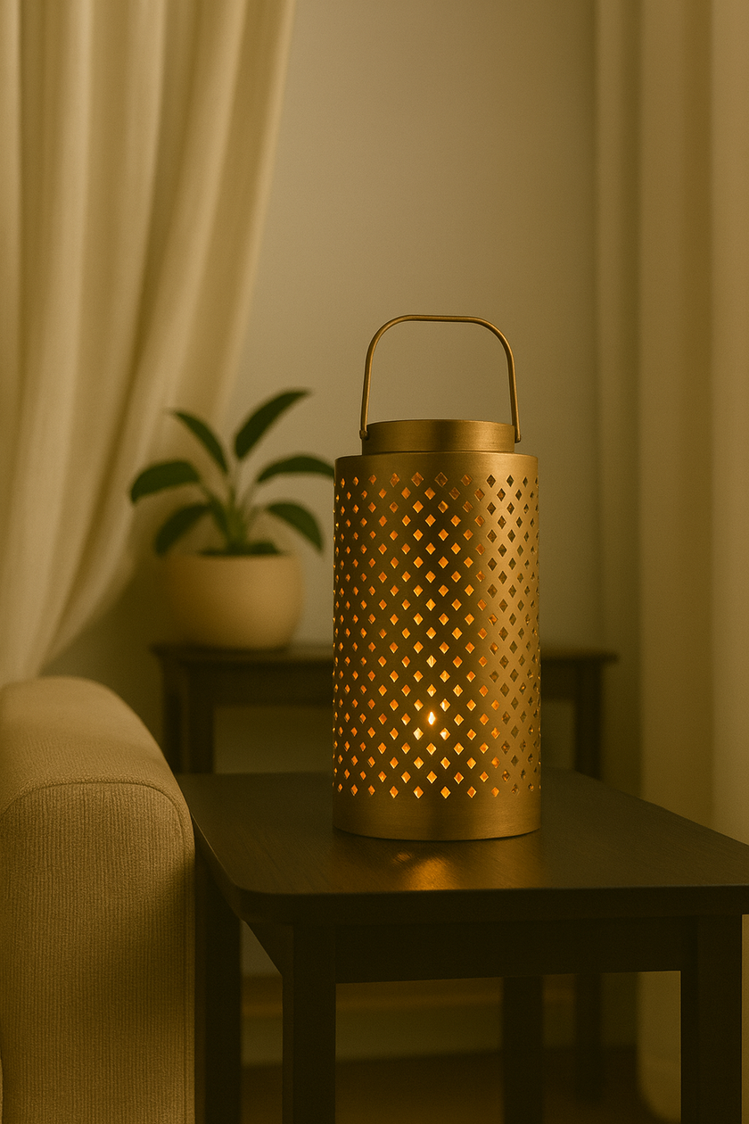 Artistic Iron Candle Stand – Unique Handcrafted Décor