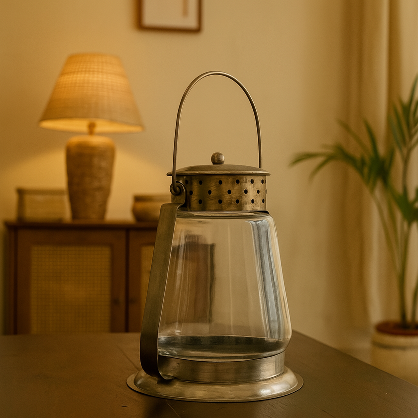 Decorative White Ceramic Candle Stand – Elegant Accent Piece