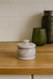 Ivory Marble Sugar Jar – Luxury Kitchen Storage