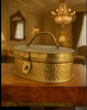 Vintage Brass Storage Box – Handcrafted Indian Handi