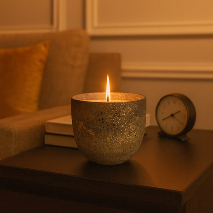 Speckled Candle – Decorative Speckled Glass Candle for Modern Homes