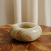 Swirl Onyx Showpiece Bowl – Luxe Table Accent